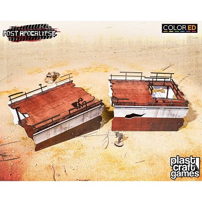 Post Apocalypse ColorED Miniature Gaming Model Kit 28 mm Stranded Freighter Upgrade