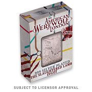 Americký vlkodlak v Londýně Replika vývěsní štít zabitého jehněčího (postříbřený)