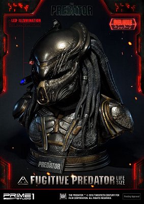 Predator 2018 Bust 1/1 Fugitive Predator Deluxe Ver. 76 cm