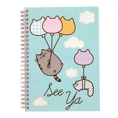 Pusheen Notebook A5 Glitter Balloons