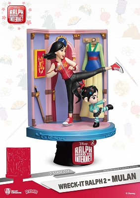 Ralph Breaks the Internet D-Stage PVC Diorama Mulan 18 cm