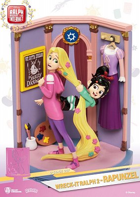 Ralph Breaks the Internet D-Stage PVC Diorama Rapunzel & Vanellope 15 cm