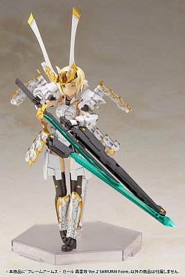 Plastový model Frame Arms Girl Kit Gourai-Kai Ver. 2 Forma samurajů 20 cm