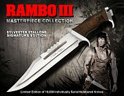 Rambo III Replika Nůž s podpisem (Knife Sylvester Stallone Signature)