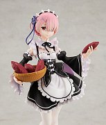 Re:ZERO -Starting Life in Another World- PVC Statue 1/7 Ram Tea Party Ver. 23 cm
