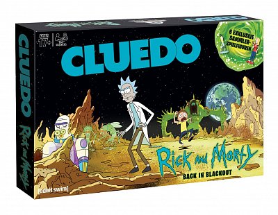 Rick and Morty Board Game Clue Back in Blackout *German Version*