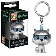 Rick and Morty Pocket POP! Vinyl Keychain Snowball 4 cm