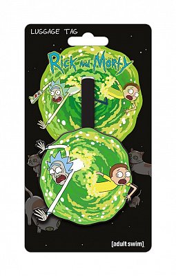 Rick and Morty Rubber Luggage Tag Portal