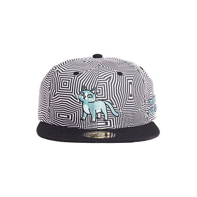 Rick and Morty Snapback Cap Outer Space Cat