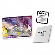 Umělecký tisk Rick & Morty Misadventure in Space Limitovaná edice Fan-Cel 36 x 28 cm