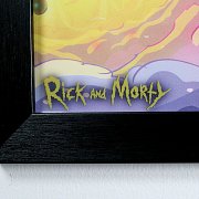 Umělecký tisk Rick & Morty Misadventure in Space Limitovaná edice Fan-Cel 36 x 28 cm