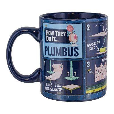 Rick & Morty Heat Change Mug Plumbus Instruction