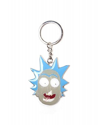 Rick & Morty Metal Keychain Rick Big Face 7 cm