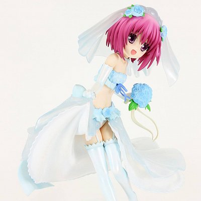Ro-Kyu-Bu! SS PVC Statue 1/7 Tomoka Minato Blue Wedding Dress Ver. 22 cm --- DAMAGED PACKAGING