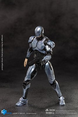 Robocop 2014 Exquisite Mini Action Figurka 1/18 Robocop Silver 10 cm - Poškozený obal