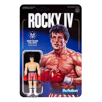 Sběratelská akční figurka Rocky 4 ReAction Rocky (Beat-Up) 10 cm