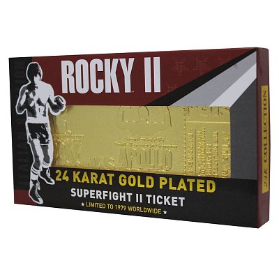 Vstupenka Rocky II Replica Superfight II (pozlacená)