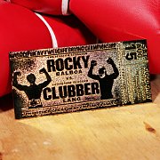 Vstupenka na mistrovství světa v boxu v těžké váze Replika Rocky III (pozlacená)