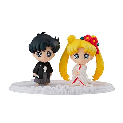 Sailor Moon Petit Chara Mini Figure 2 Set Happy Wedding Japanese Wedding Version 5 cm