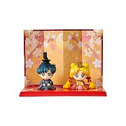 Sailor Moon Petit Chara Mini Figure 2 Set Hinamatsuri Usagi & Mamoru 6 cm