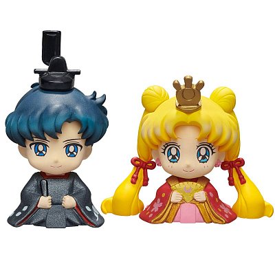 Sailor Moon Petit Chara Mini Figure 2 Set Hinamatsuri Usagi & Mamoru 6 cm