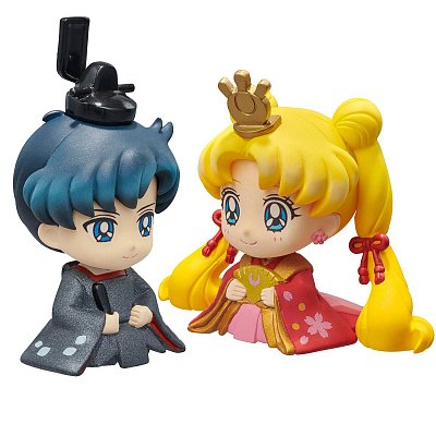 Sailor Moon Petit Chara Mini Figure 2 Set Hinamatsuri Usagi & Mamoru 6 cm