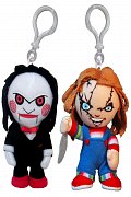 Saw & Chucky Sada 24 připínacích mini plyšáků
