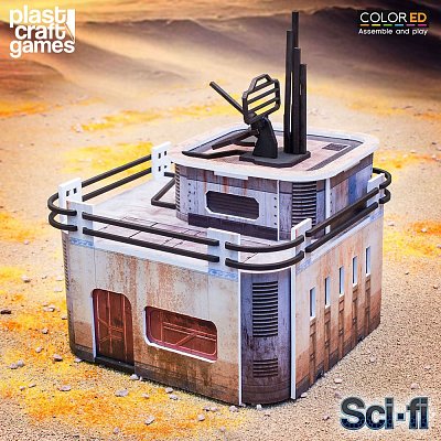 Sci-fi ColorED Miniature Gaming Model Kit 28 mm Port Comms Station