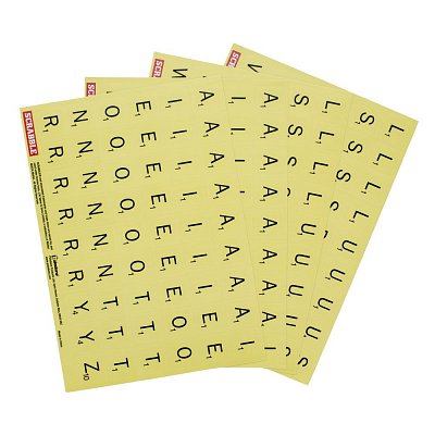 Scrabble Gadget Decals Letters