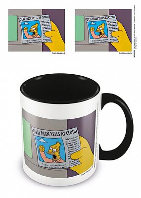 Simpsons Coloured Inner Mug Old Man Yells At Cloud