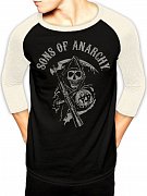 Sons of Anarchy Baseball Long Sleeve Shirt Reaper Logo