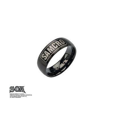 Sons Of Anarchy Prsten IP Black SAMCRO