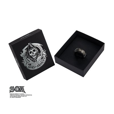 Sons Of Anarchy Prsten IP Black SAMCRO