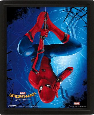 Spider-Man Homecoming Framed 3D Effect Poster Pack Hang 26 x 20 cm (3)