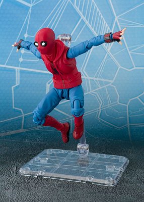 Spider-Man Homecoming S.H. Figuarts Action Figure Spider-Man Homesuit & Option Act Wall 15 cm