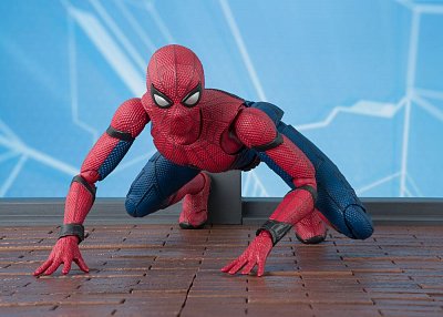 Spider-Man Homecoming S.H. Figuarts Action Figure Spider-Man & Tamashii Option Act Wall 15 cm