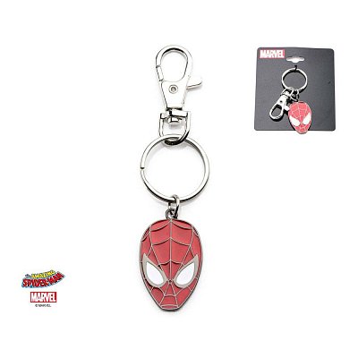 Spider-Man Metal Keychain Face