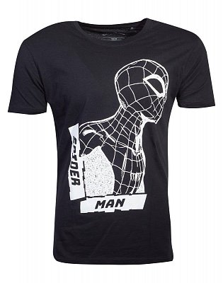 Spider-Man T-Shirt Black Side View Spidey