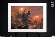 Star Wars Art Print Boba Fett: Dead or Alive 46 x 61 cm - unframed