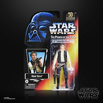 Star Wars Black Series The Power of the Force Akční figurka 2021 Han Solo Exclusive 15 cm - Poškozený obal