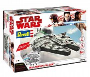 Star Wars Build & Play Model Kit with Sound & Light Up 1/164 Millennium Falcon