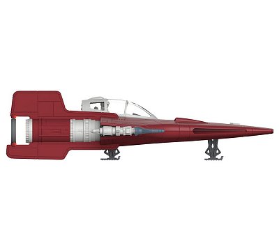 Star Wars Build & Play Model Kit with Sound & Light Up 1/44 Resistance A-Wing Fighter Red