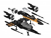 Star Wars Build & Play Model Kit with Sound & Light Up 1/78 Poe\'s Boosted X-Wing Fighter
