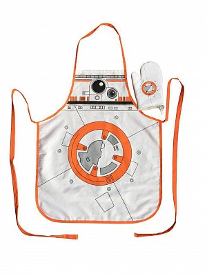 Star Wars cooking apron with oven mitt BB-8