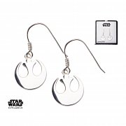 Star Wars Earrings Rebel Alliance Symbol Sterling Silver)
