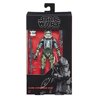 Star Wars Episode III Black Series Action Figure Clone Commander Gree 2017 Exclusive 15 cm