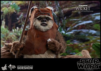 Star Wars Episode VI Movie Masterpiece Action Figure 1/6 Wicket 15 cm