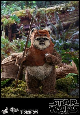 Star Wars Episode VI Movie Masterpiece Action Figure 1/6 Wicket 15 cm