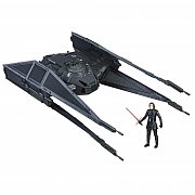 Star Wars Episode VIII Force Link Class D Vehicle with Figure 2017 Kylo Ren\'s TIE Silencer --- DAMAGED PACKAGING
