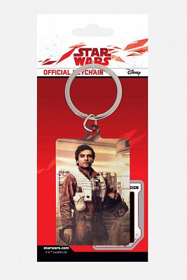Star Wars Episode VIII Metal Keychain Poe Battle Ready 6 cm